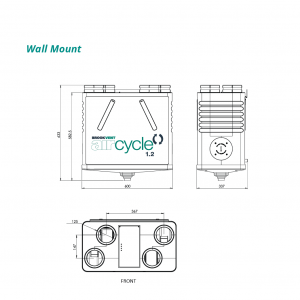 Aircycle 1.2 Heat Recovery Ventilation System | Brookvent